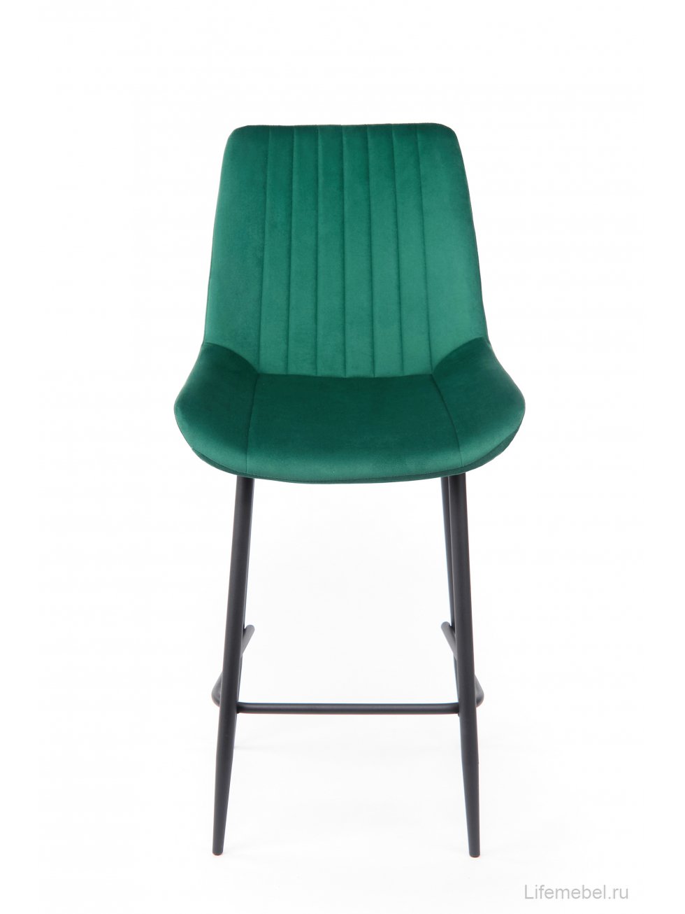 Полубарный стул Седа зеленый (zd 667) / черный
