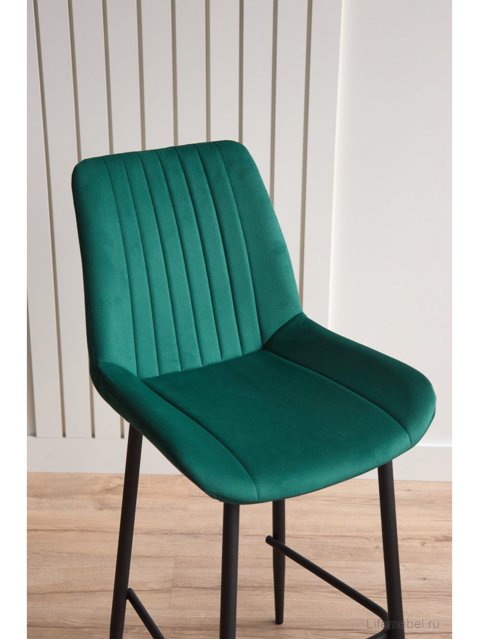 Полубарный стул Седа зеленый (zd 667) / черный