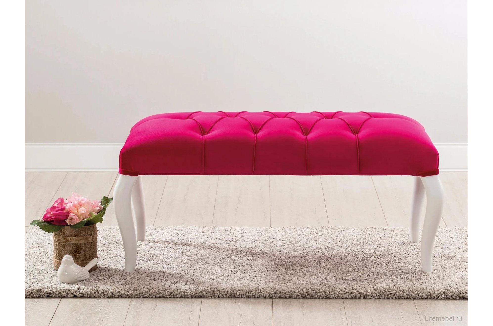 Банкетка детская Rose розовый / голубой