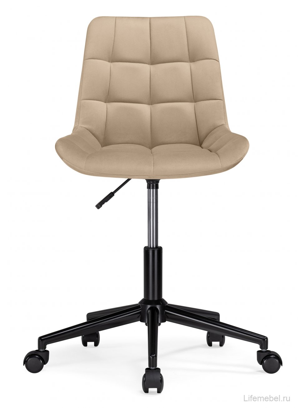 Компьютерное кресло Честер бежевый / черный