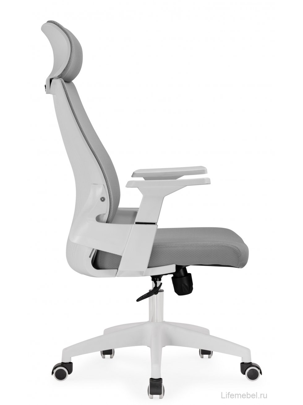 Компьютерное кресло Flok gray / white