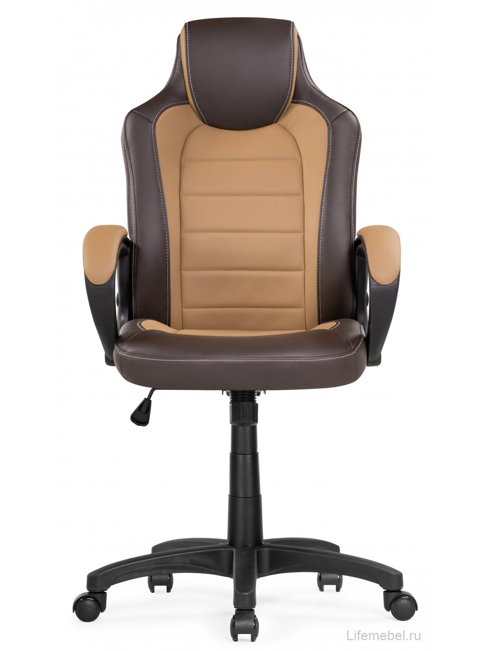 Компьютерное кресло Kadis коричневое / бежевое