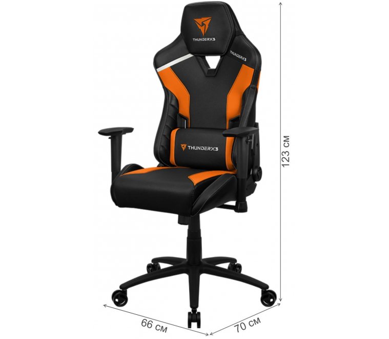 Компьютерное кресло ThunderX3 TC3 tiger orange Компьютерное кресло ThunderX3 TC3 tiger orange