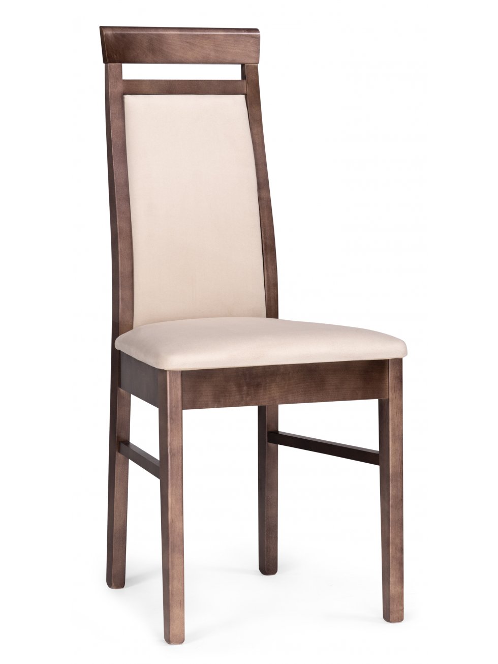 Деревянный стул Амиата бежевый / орех