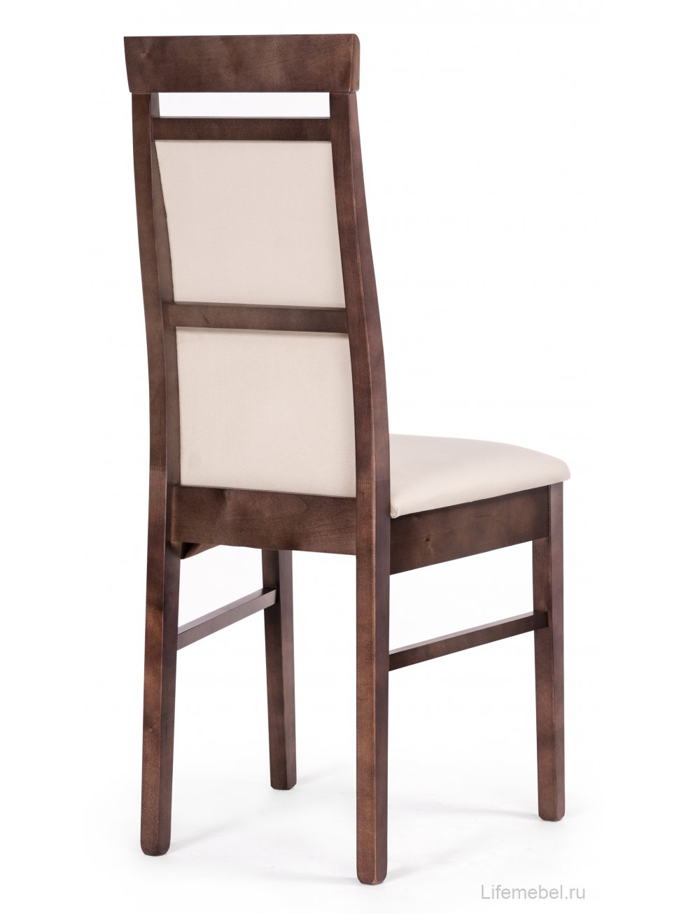 Деревянный стул Амиата бежевый / орех