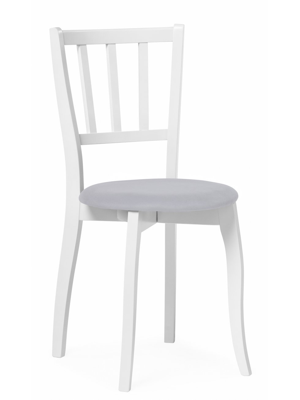 Деревянный стул Айра серый / белый