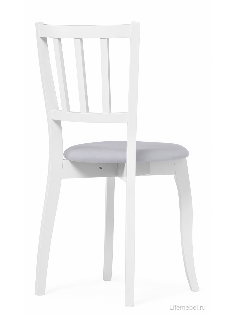 Деревянный стул Айра серый / белый