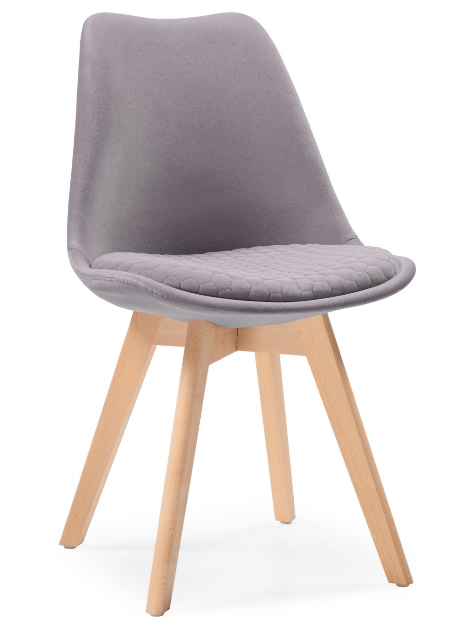 Деревянный стул Bonuss light gray / wood