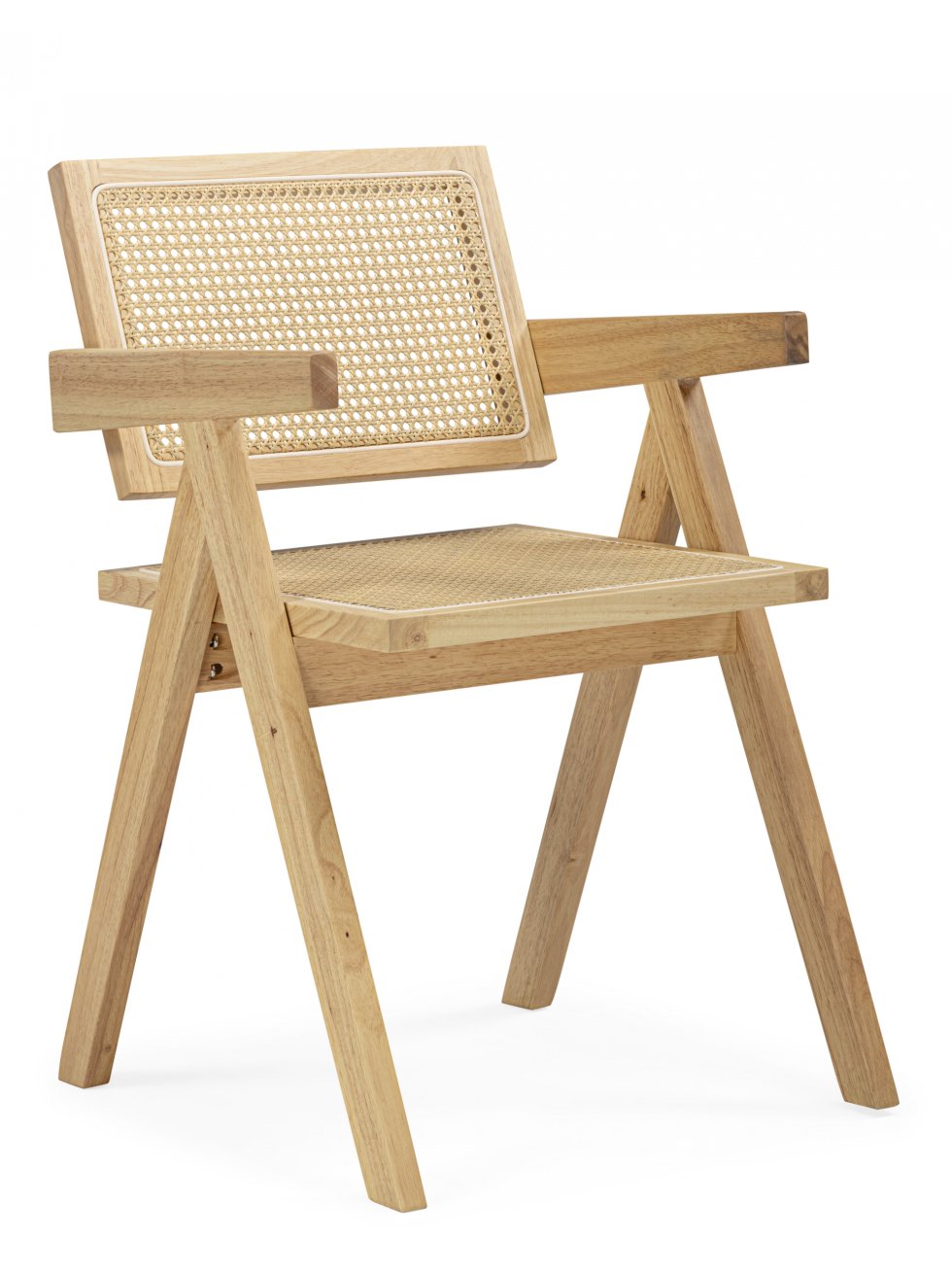 Деревянный стул Rattan wood