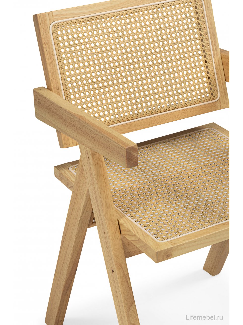 Деревянный стул Rattan wood