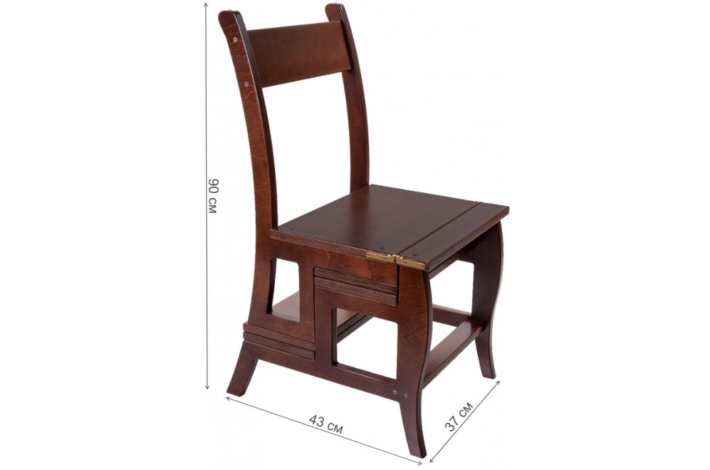 Деревянный стул Селена средне-коричневый трансформер Деревянный стул Селена средне-коричневый трансформер