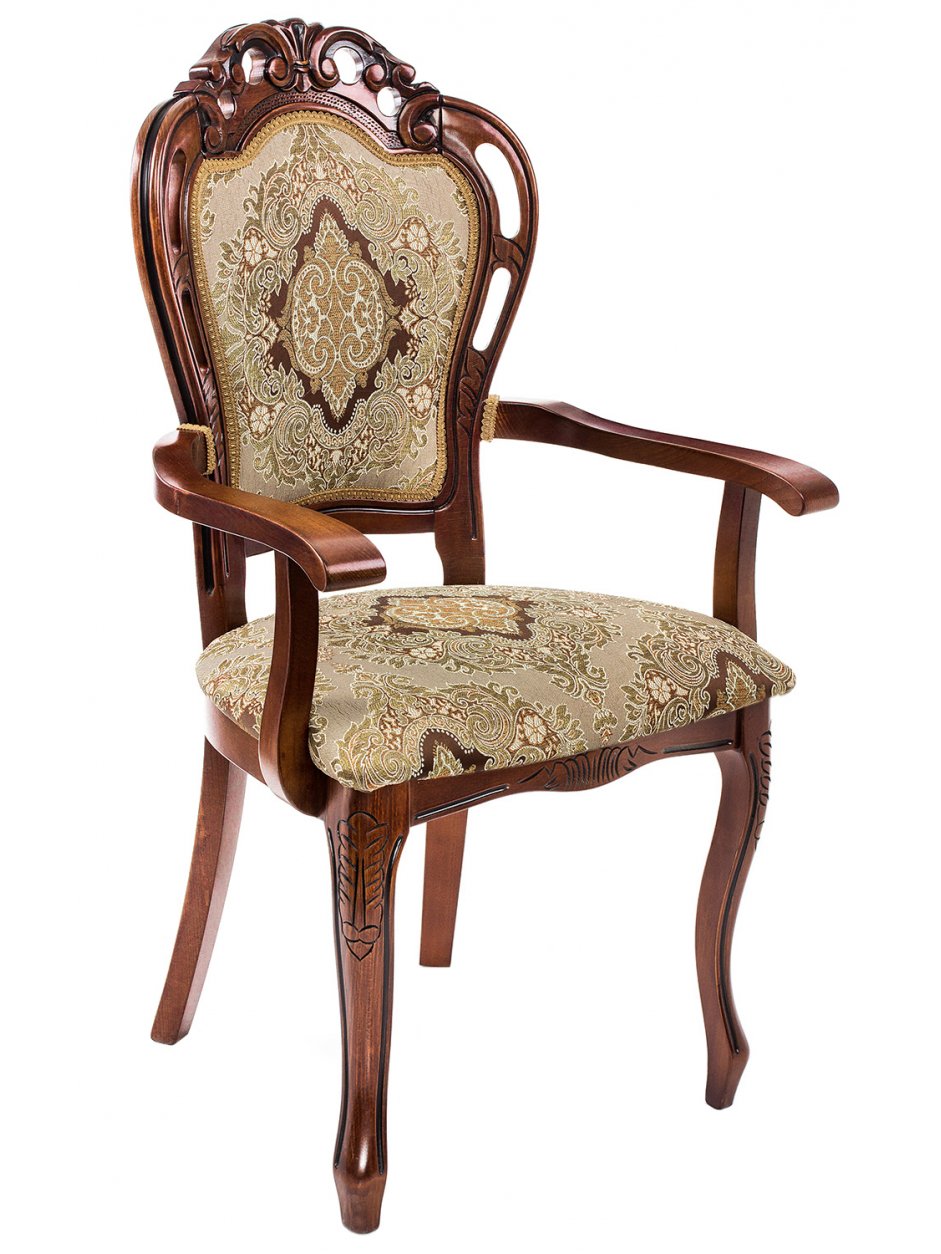 Кресло Bronte вишня / патина