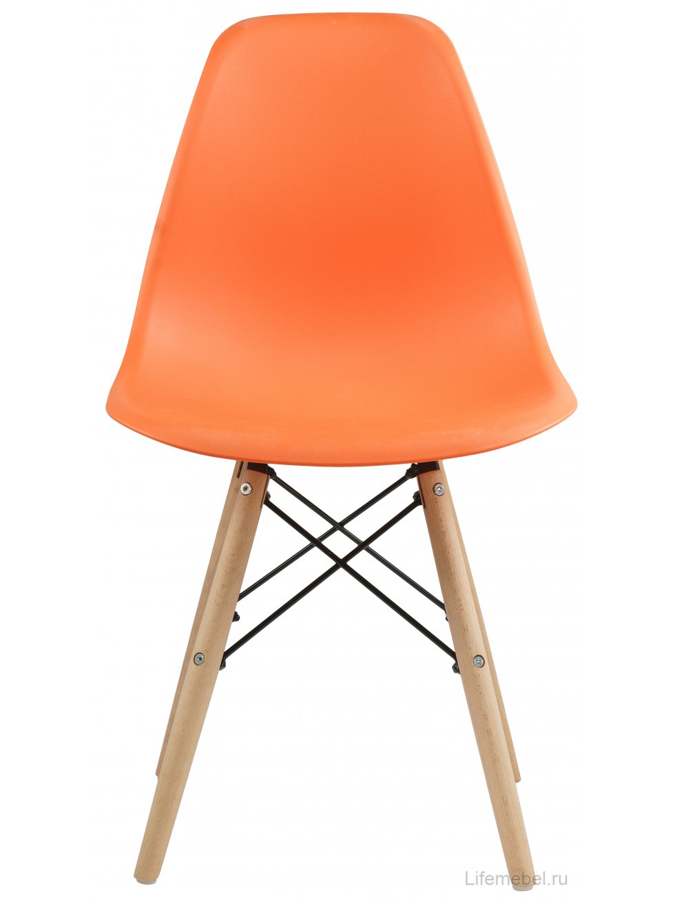 Пластиковый стул Eames PC-015 orange