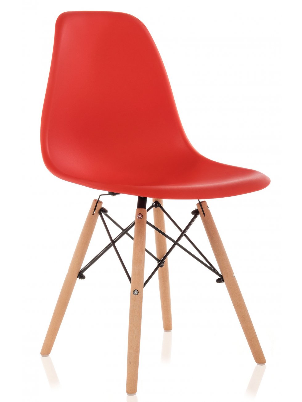 Пластиковый стул Eames PC-015 красный