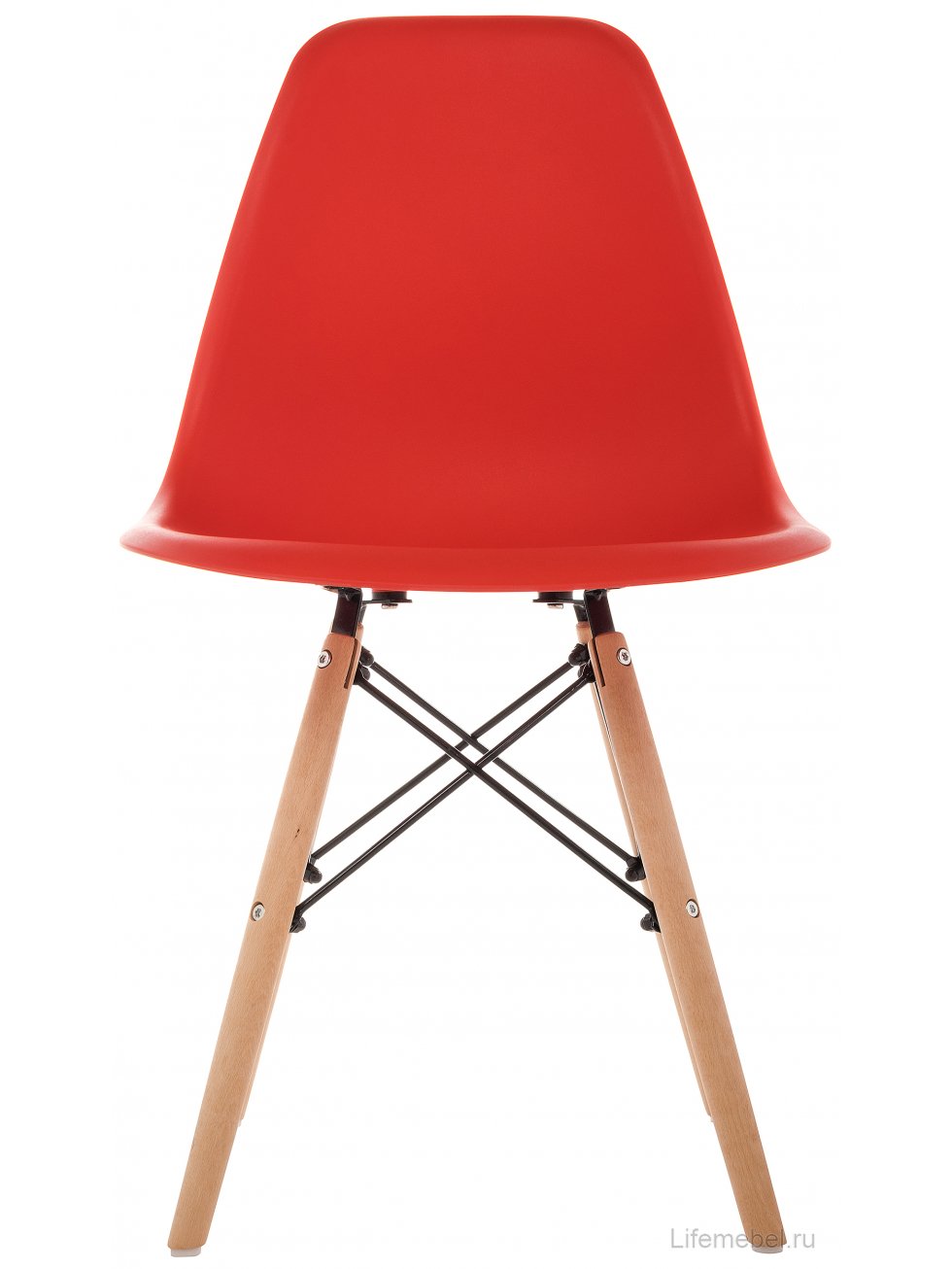 Пластиковый стул Eames PC-015 красный