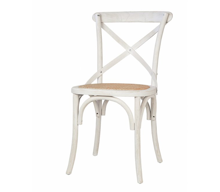 Стул Cross Back White Brush Стул Cross Back White Brush