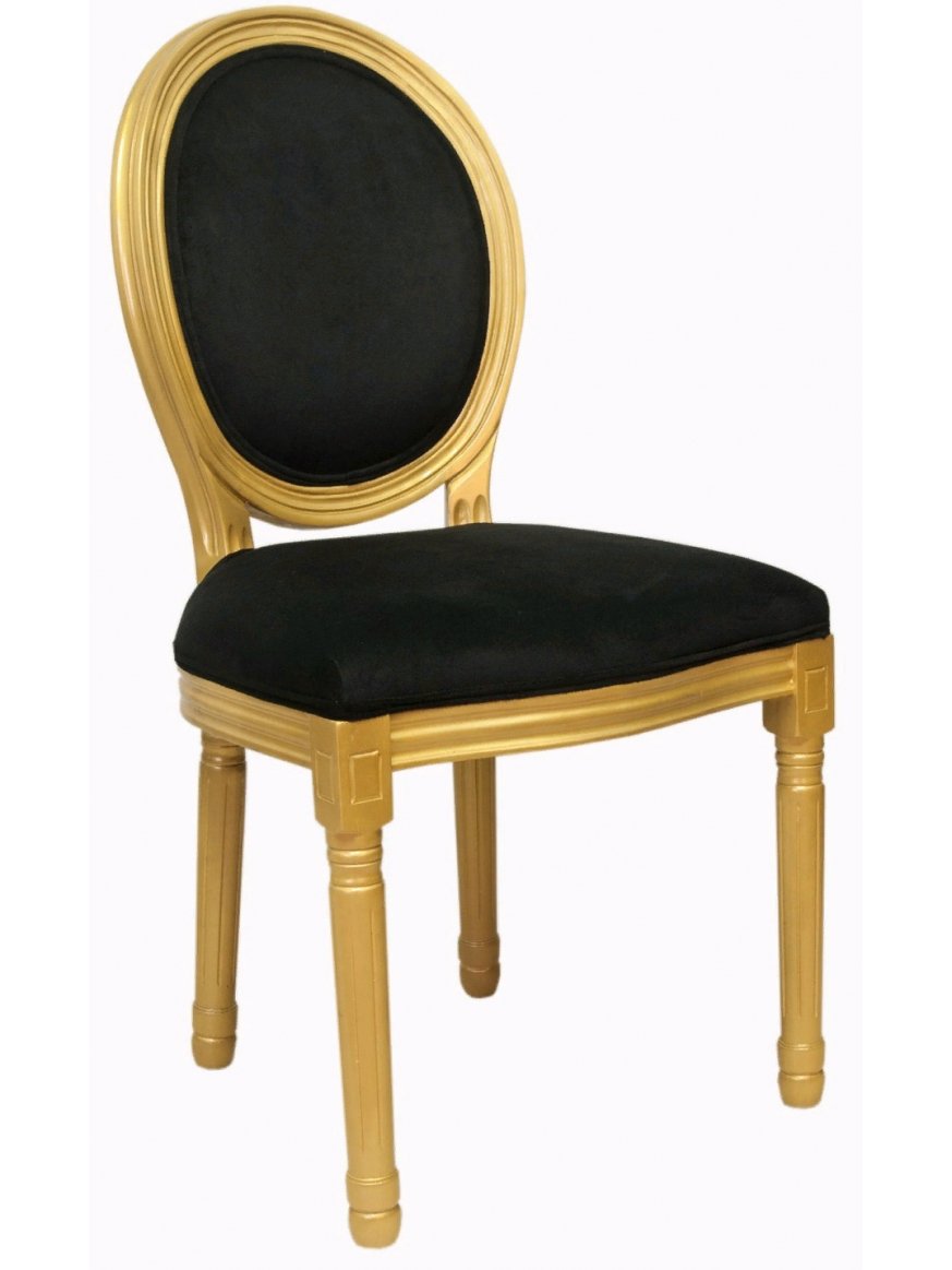 Стул деревянный Volker black gold