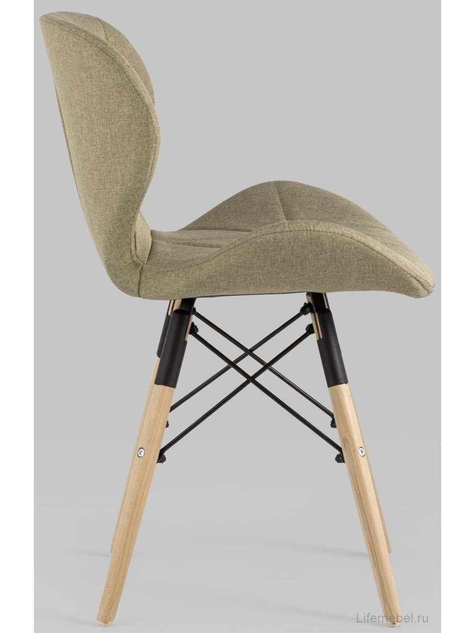 Деревянный стул Доминика бежевый