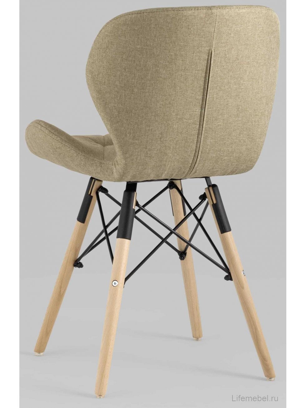 Деревянный стул Доминика бежевый