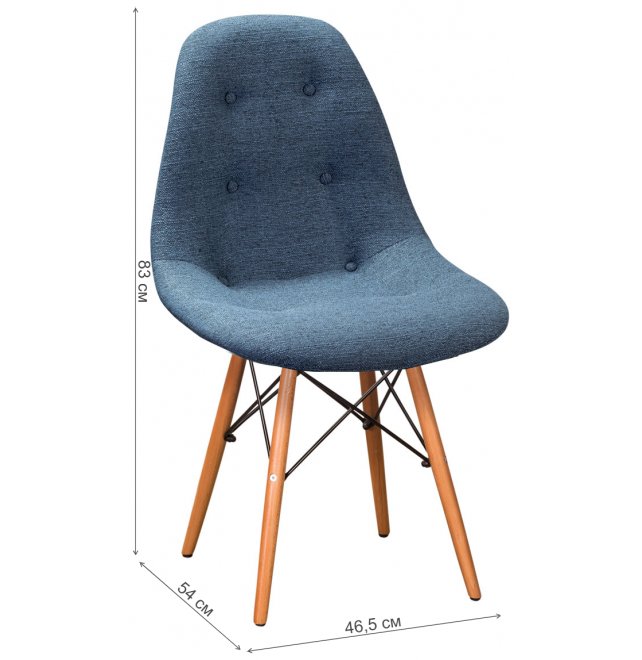 Стул Eames Сканди блю арт / w / бук натур / artemis 10 Стул Eames Сканди блю арт / w / бук натур / artemis 10