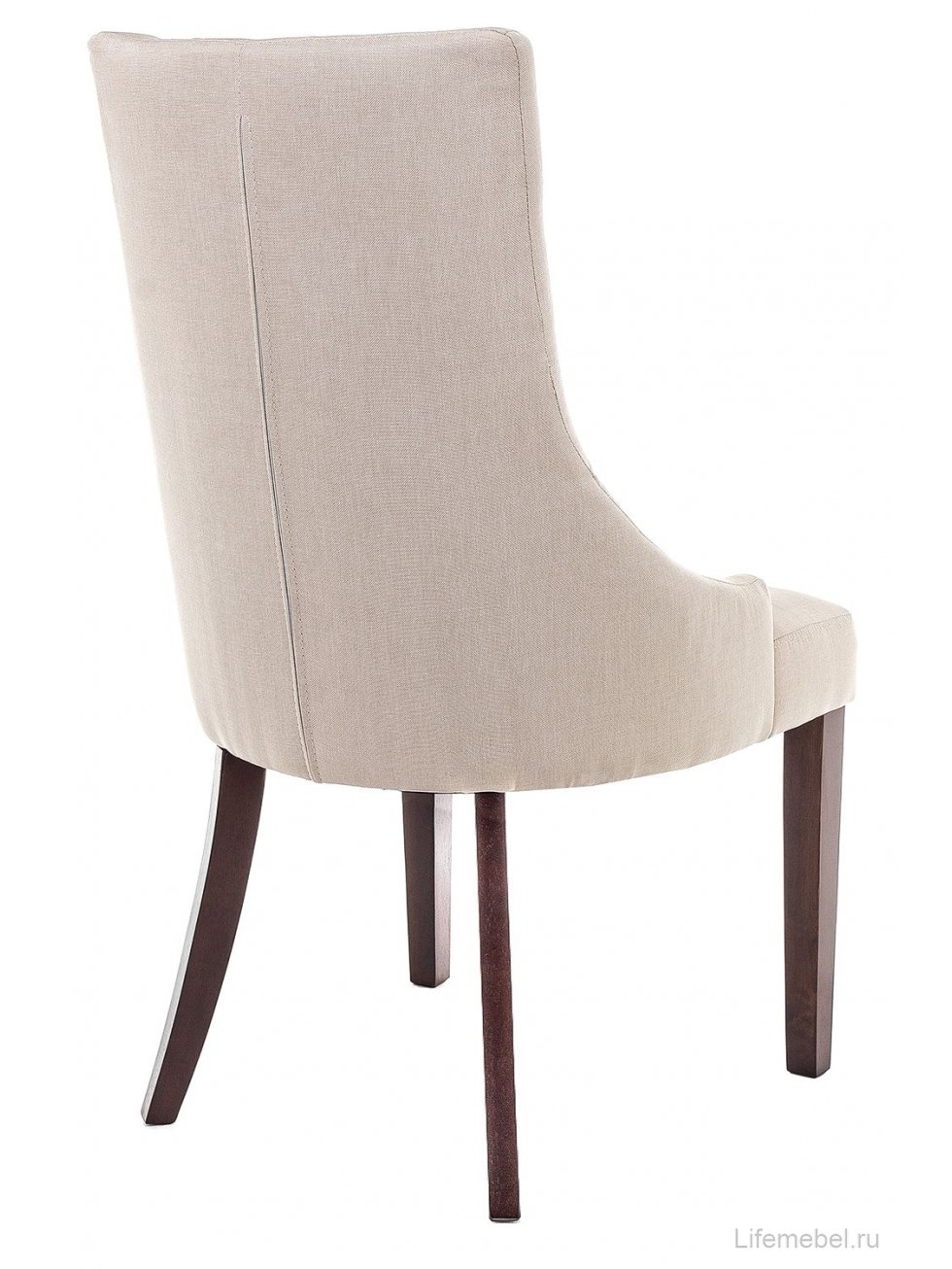 Стул Elegance dark walnut / fabric cream