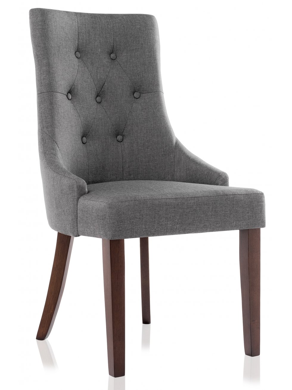 Стул Elegance dark walnut / fabric grey