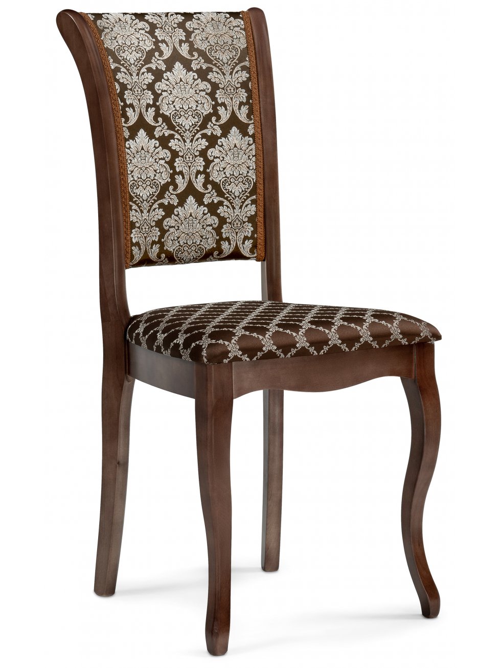 Деревянный стул Фабиано орех / шоколад комби