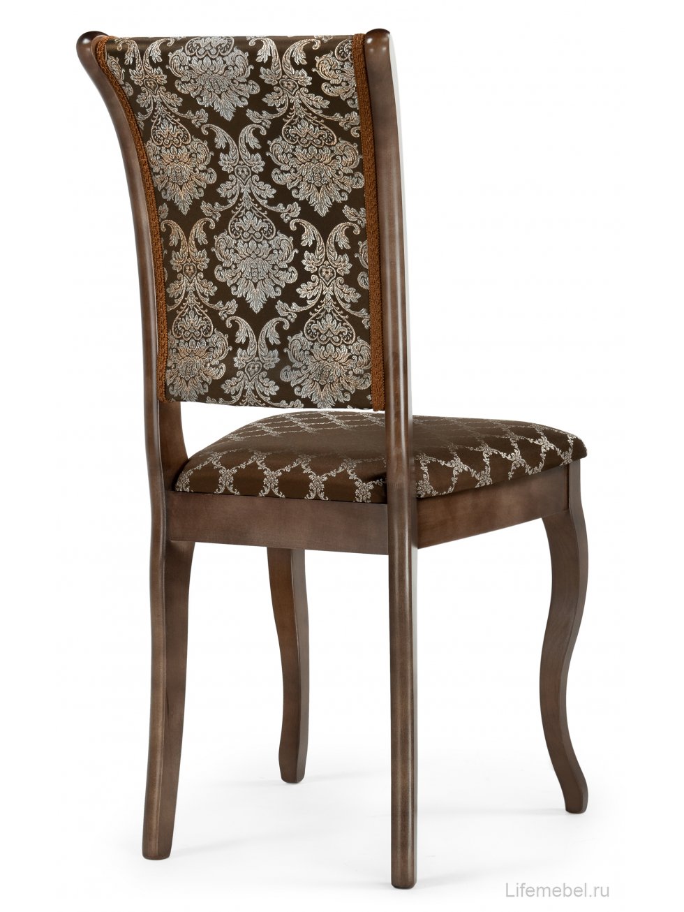 Деревянный стул Фабиано орех / шоколад комби