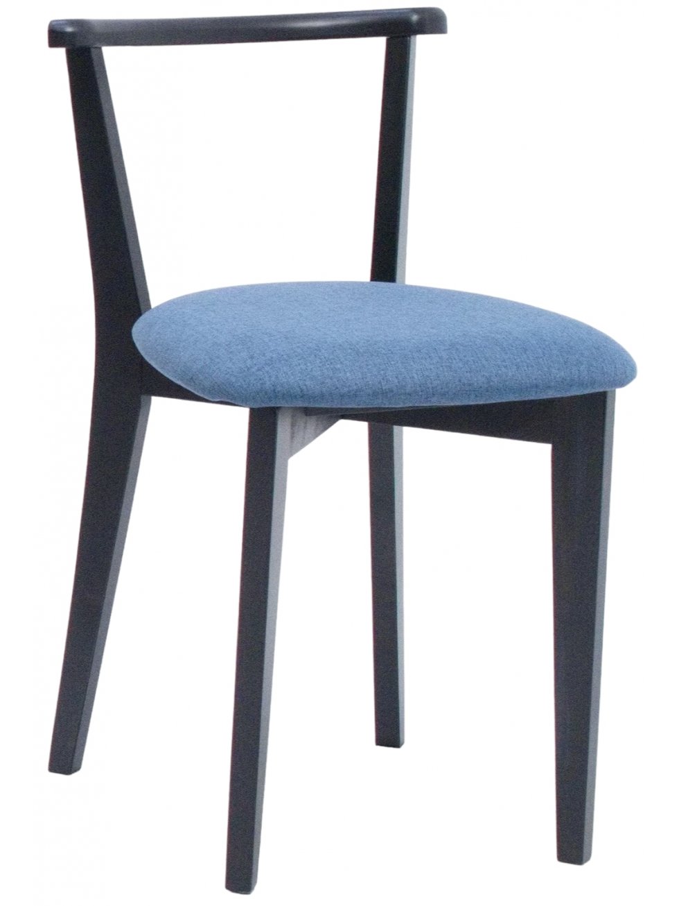 Деревянный стул Франк ПМ черный / синий