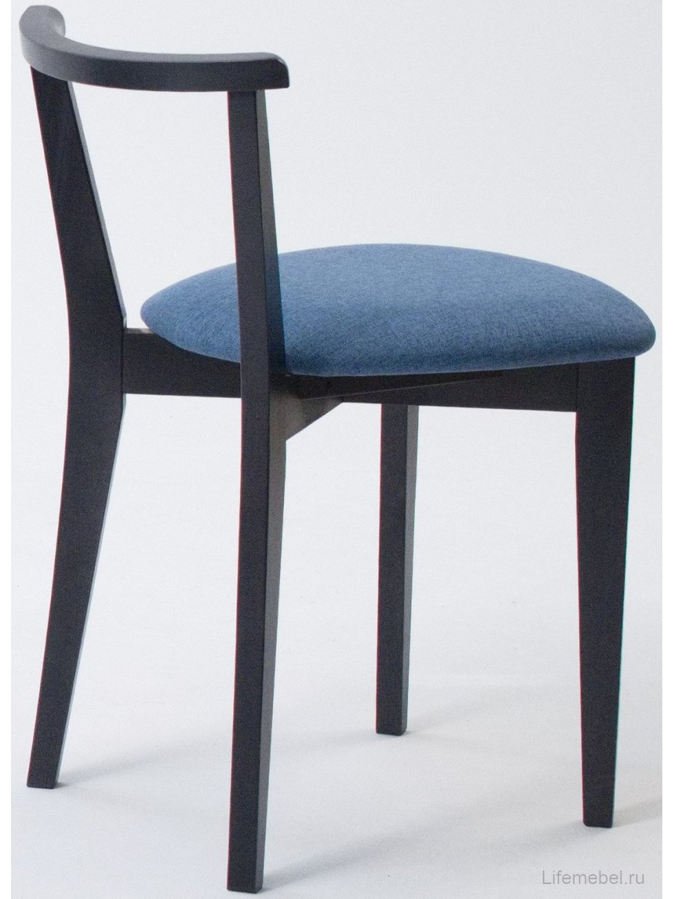 Деревянный стул Франк ПМ черный / синий