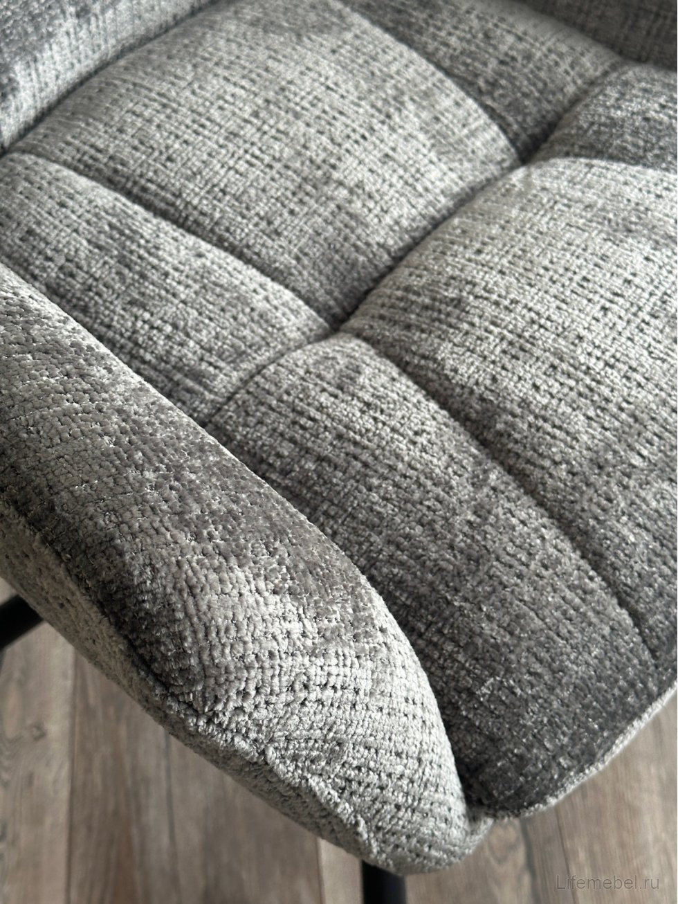 Кресло Eilat серое / черное