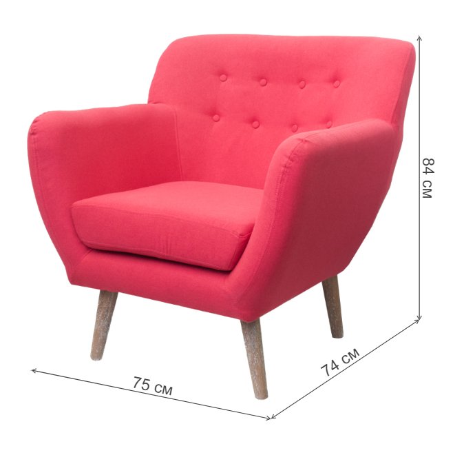 Кресло Fuller 5KS24014-R red Кресло Fuller 5KS24014-R red