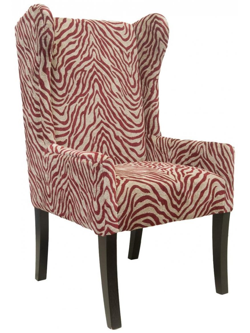 Кресло Zebra KY-3198 красный / бежевый