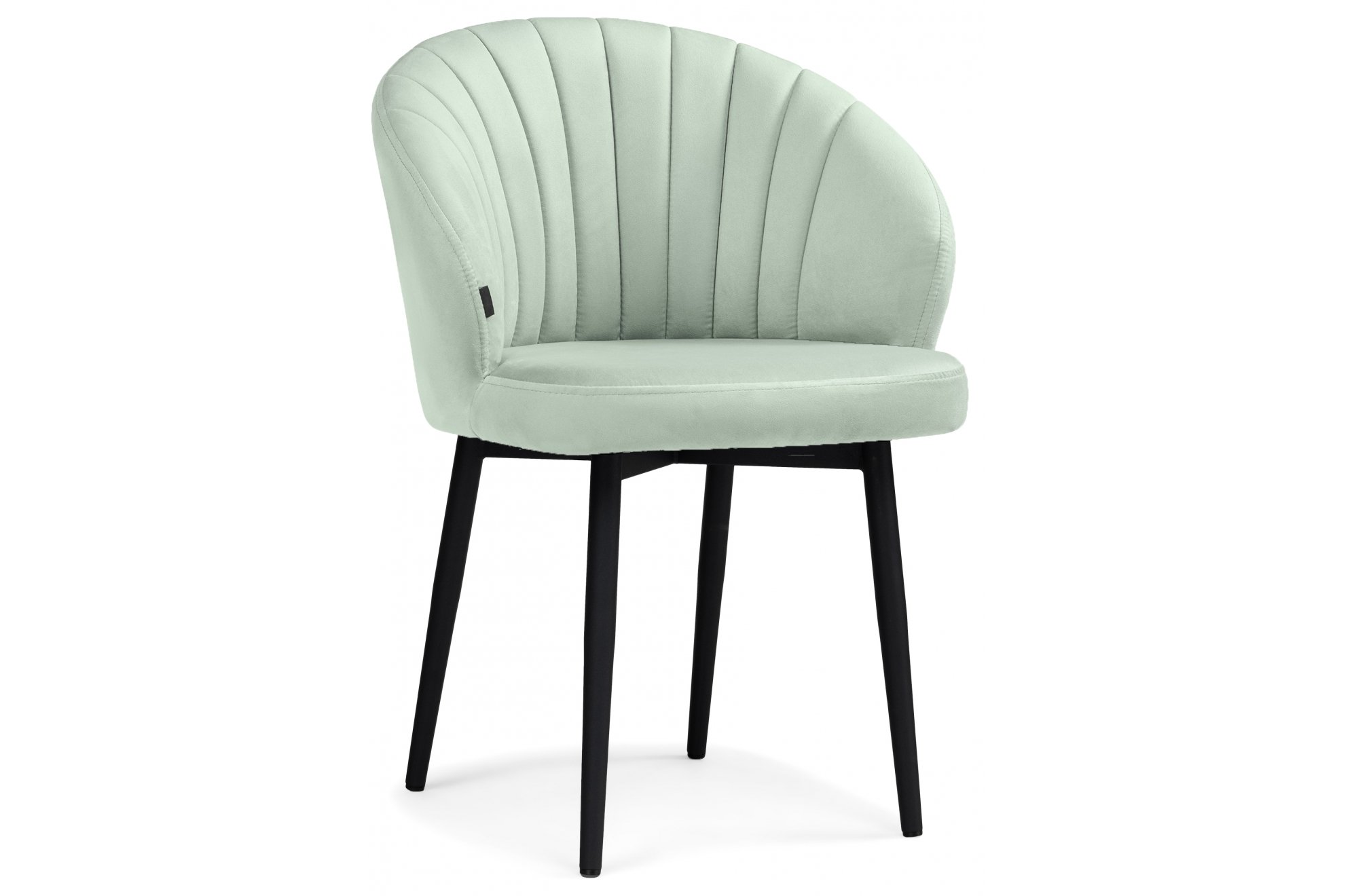 Стул на металлокаркасе Бэнбу крутящийся velutto 14 / белый