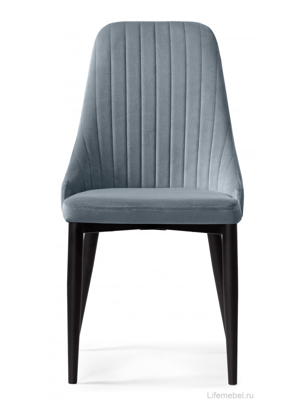 Стул на металлокаркасе Kora gray / black