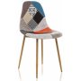 Стул на металлокаркасе Multicolor wood цветная ткань