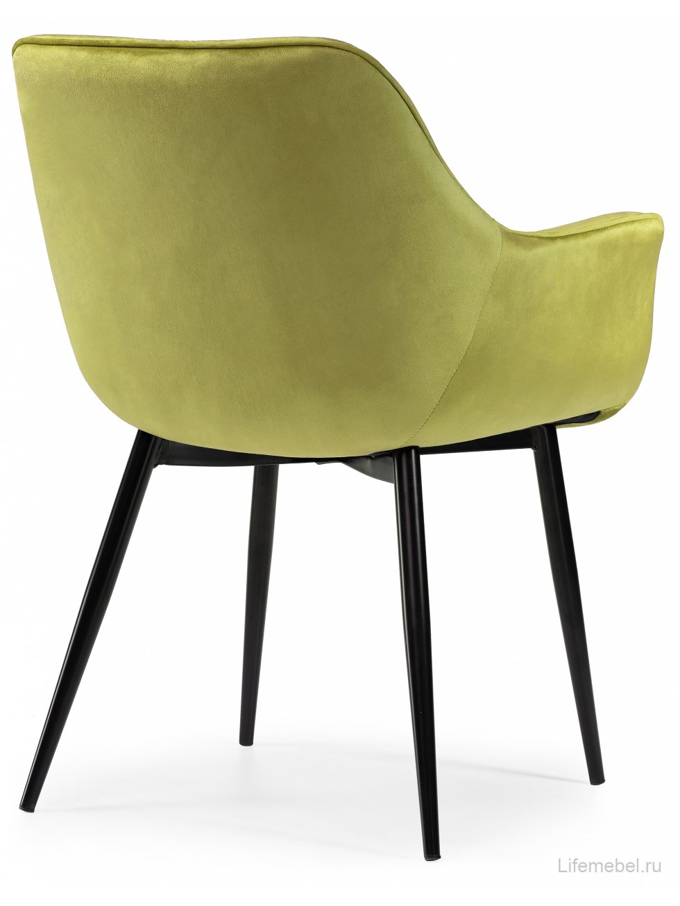 Стул на металлокаркасе Remo khaki / black