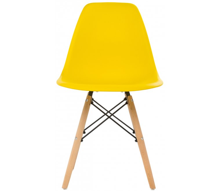 Стул Cindy Eames mod. 001 yellow / natural Стул Cindy Eames mod. 001 yellow / natural