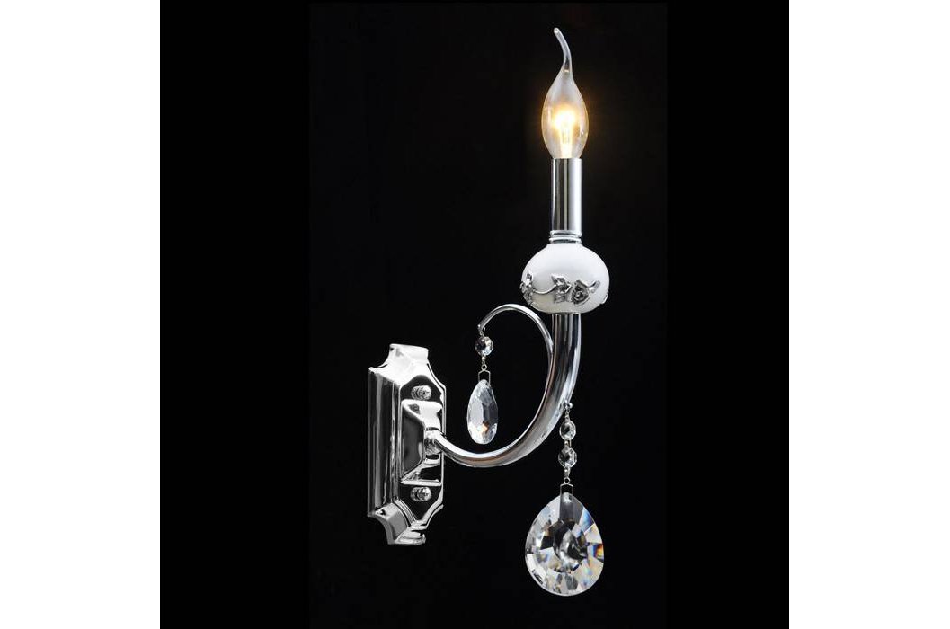 Бра Crystal Lux Ritz AP1 Bianco