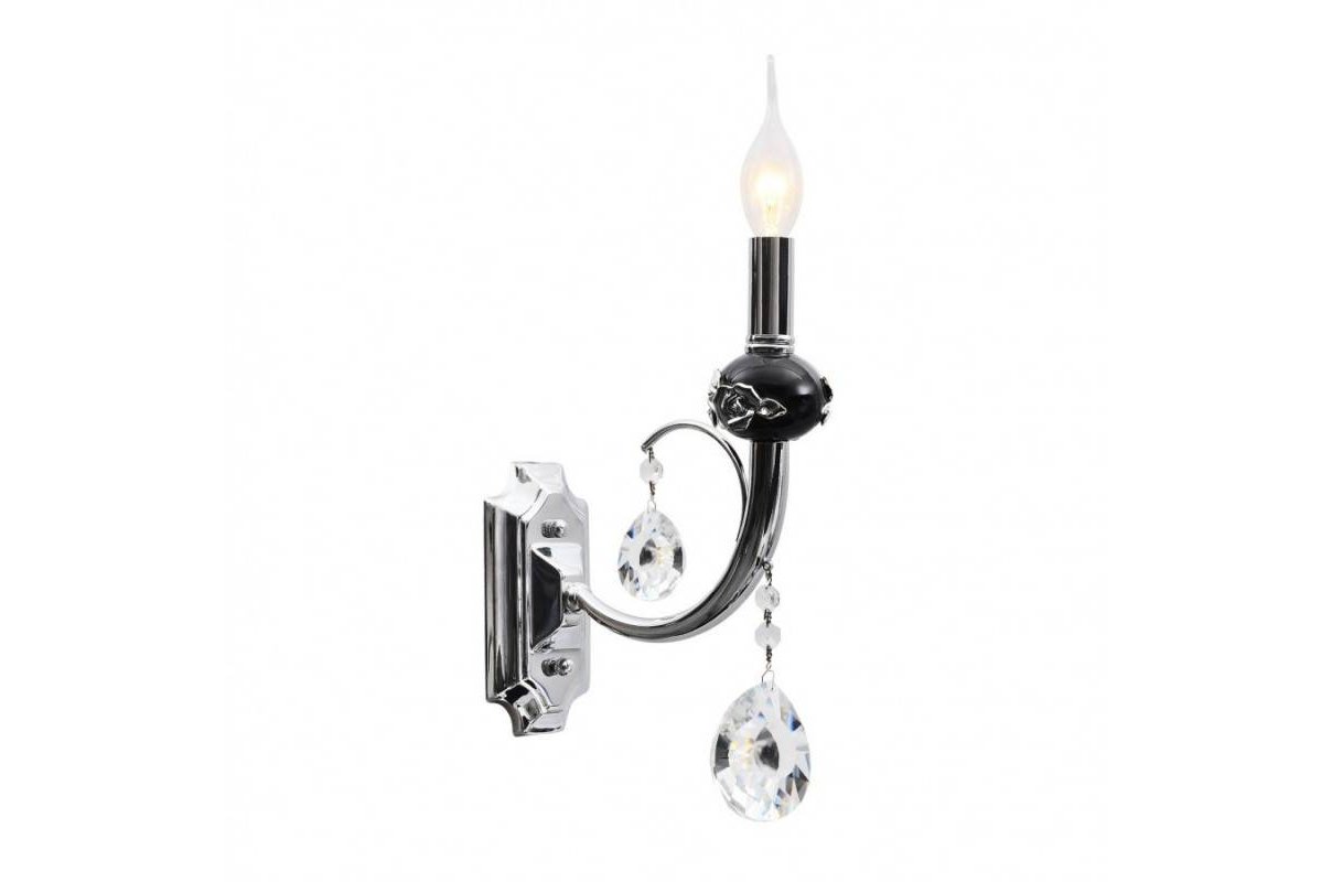 Бра Crystal Lux Ritz AP1 Nero