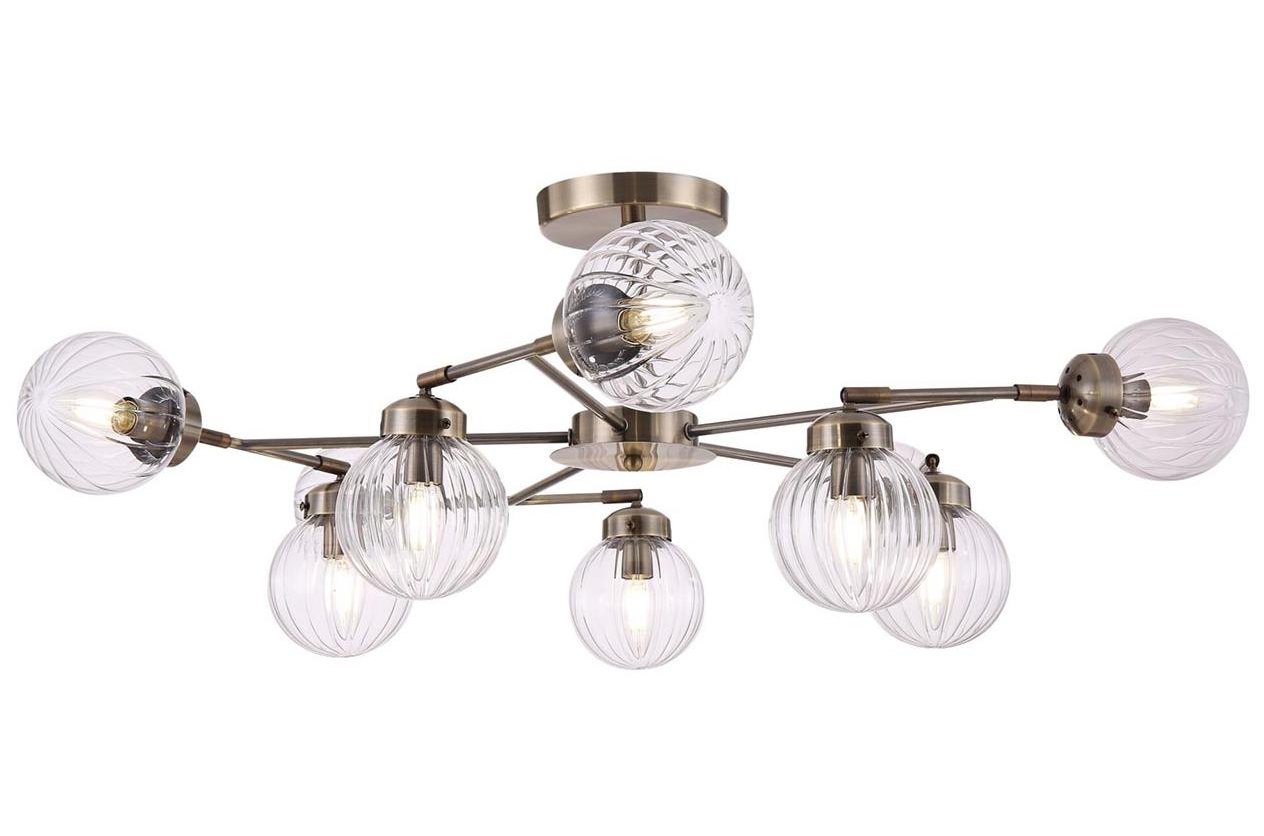 Люстра на штанге Daisy FR5041PL-08BS