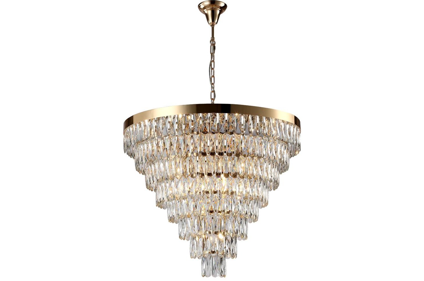 Подвесная люстра ABIGAIL SP22 D820 GOLD/TRANSPARENT