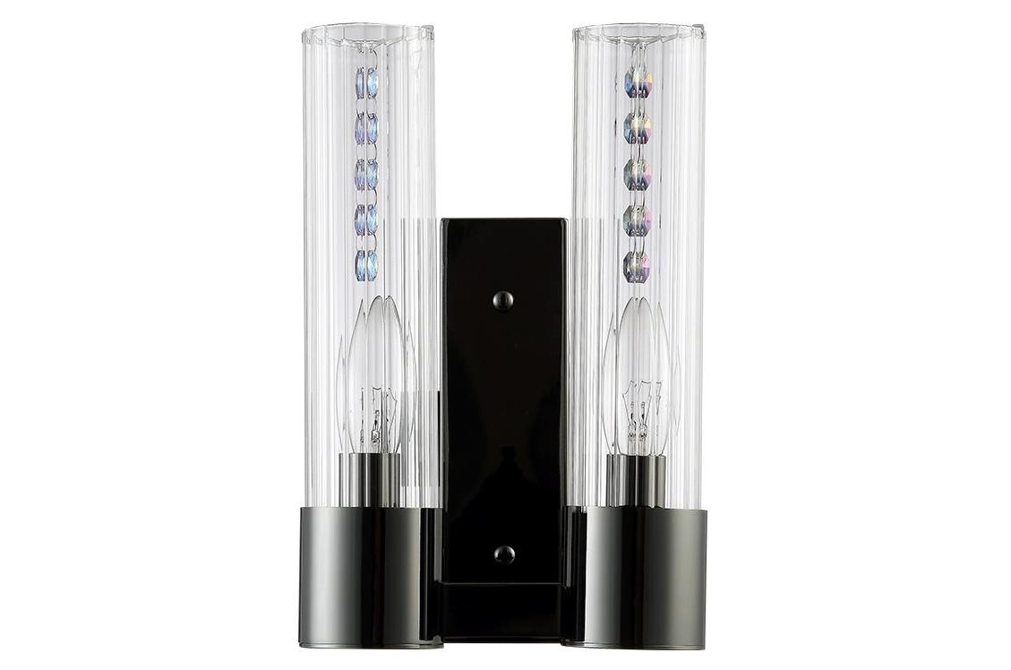 Настенный светильник OTONO AP2 BLACK CHROMIUM/TRANSPARENTE