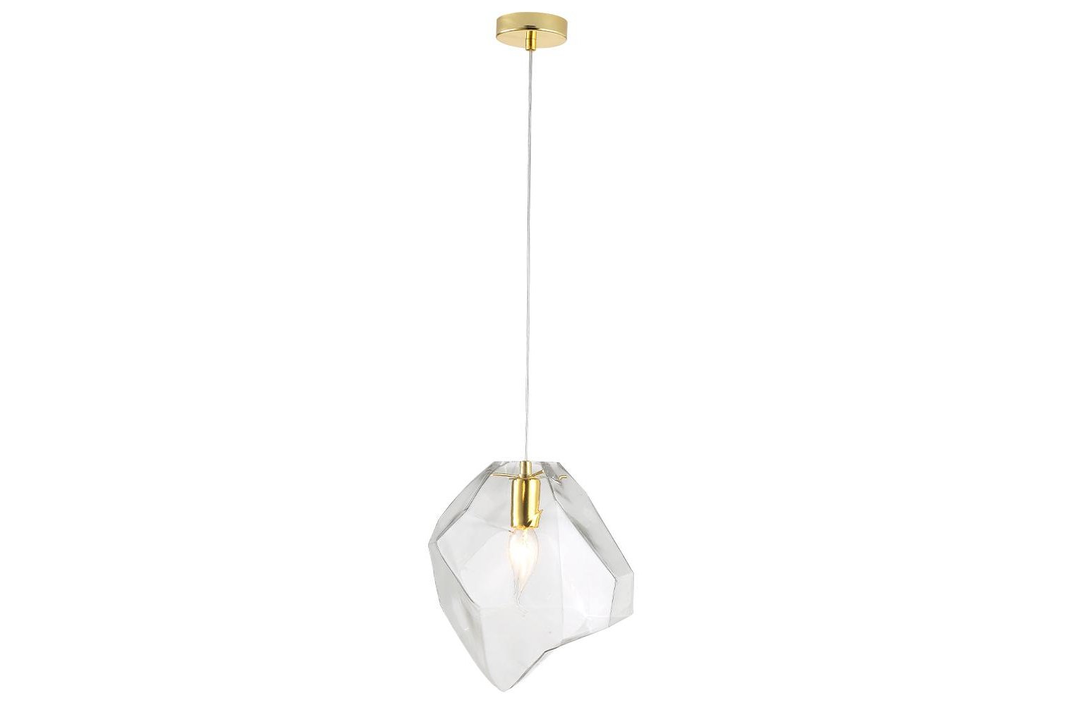 Подвесной светильник NUESTRO SP1 GOLD/TRANSPARENT