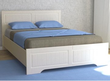 Полутораспальная кровать Кантри ЛДСП настил с матрасом