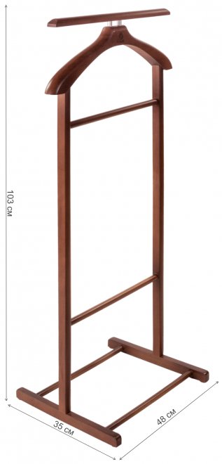 Вешалка костюмная В 21Н средне-коричневая