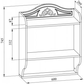 Комплект детской мебели Ассоль комплектация 1