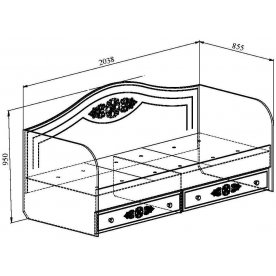 Комплект детской мебели Ассоль плюс комплектация 1