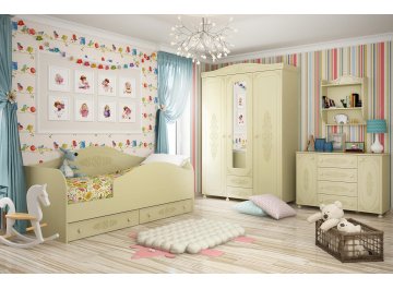 Комплект детской мебели Ассоль комплектация 1 плюс