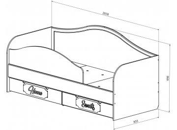 Комплект детской мебели Дримстар-005 комплектация 1